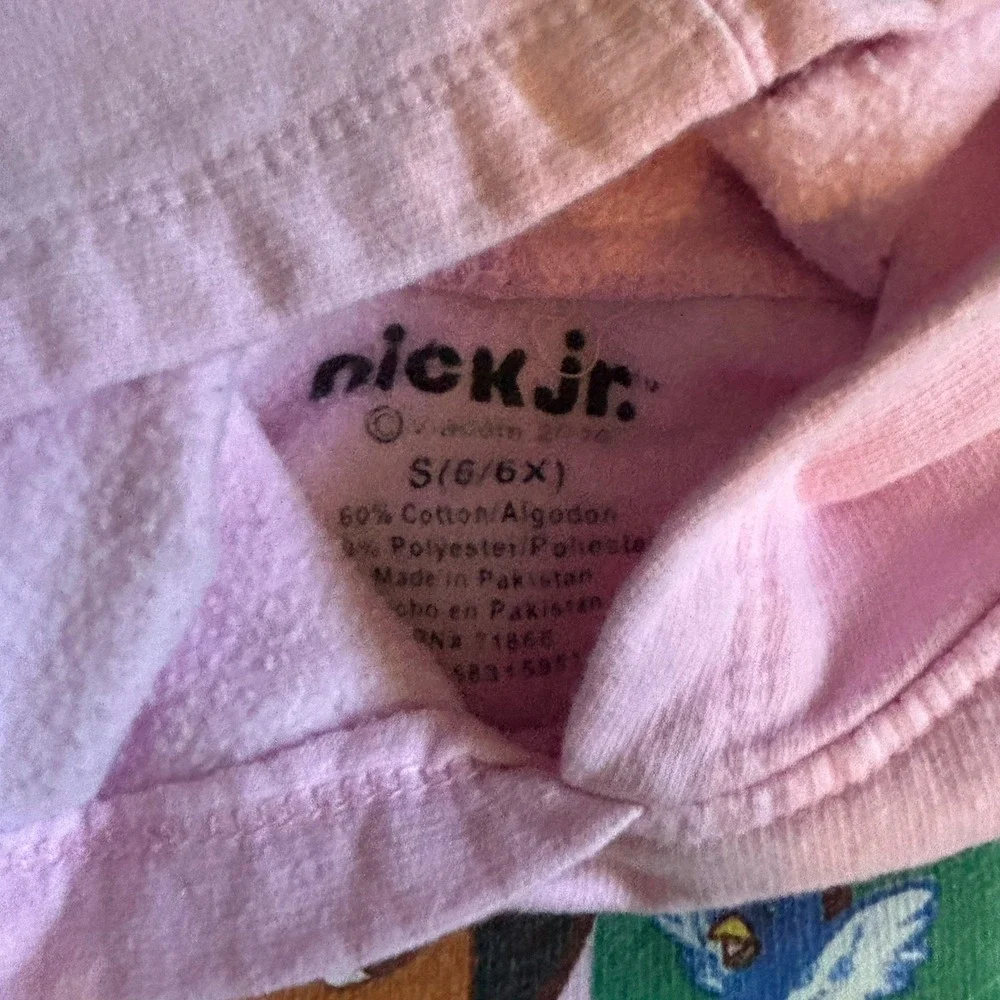 Nick Jr Dora the Explorer Best Friends Pink Glitter Hoodie Girls Small 6 6X